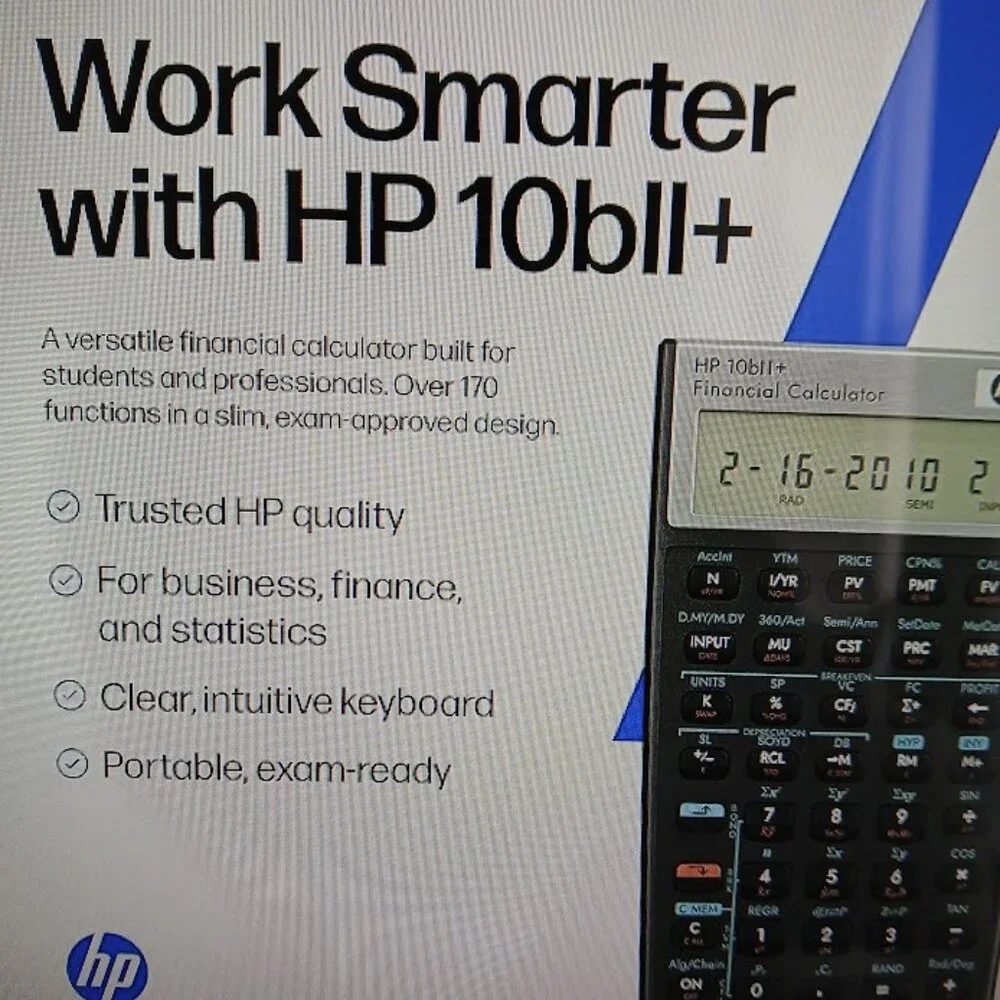 HP 10bII+ Financial Calculator
